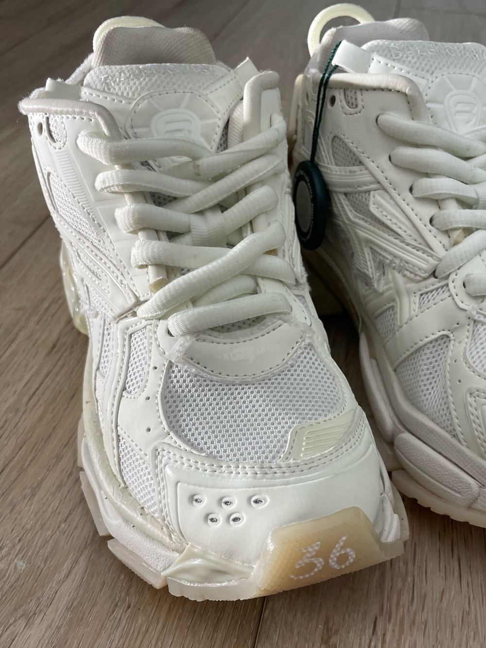 Balenciaga Runner White Glow In The Dark Sneakers 2022